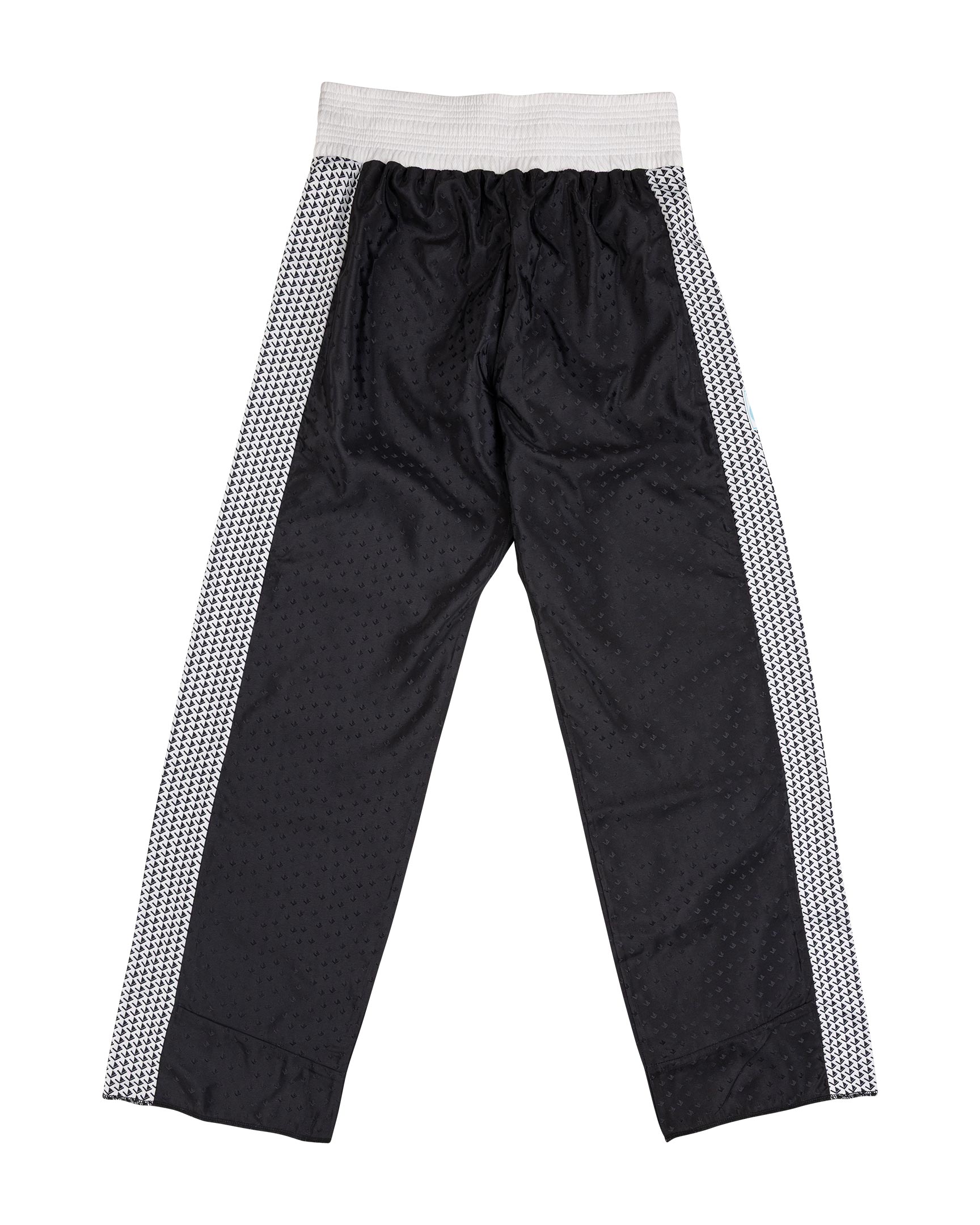 Tenacity pant by WAKO C-Gear, black with white side stripes and textured leg pattern