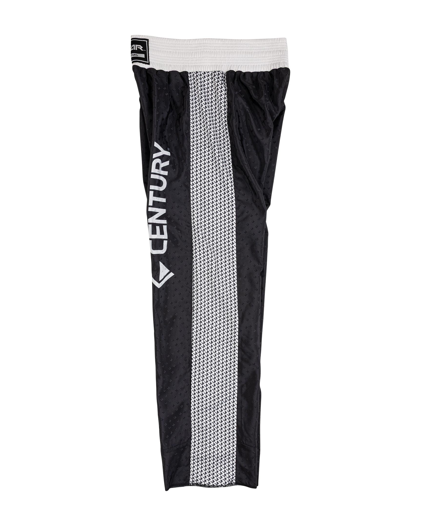 Black Tenacity pant with mesh-style side panel and elastic waistband, CENTURY branding