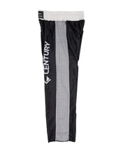 Black Tenacity pant with mesh-style side panel and elastic waistband, CENTURY branding