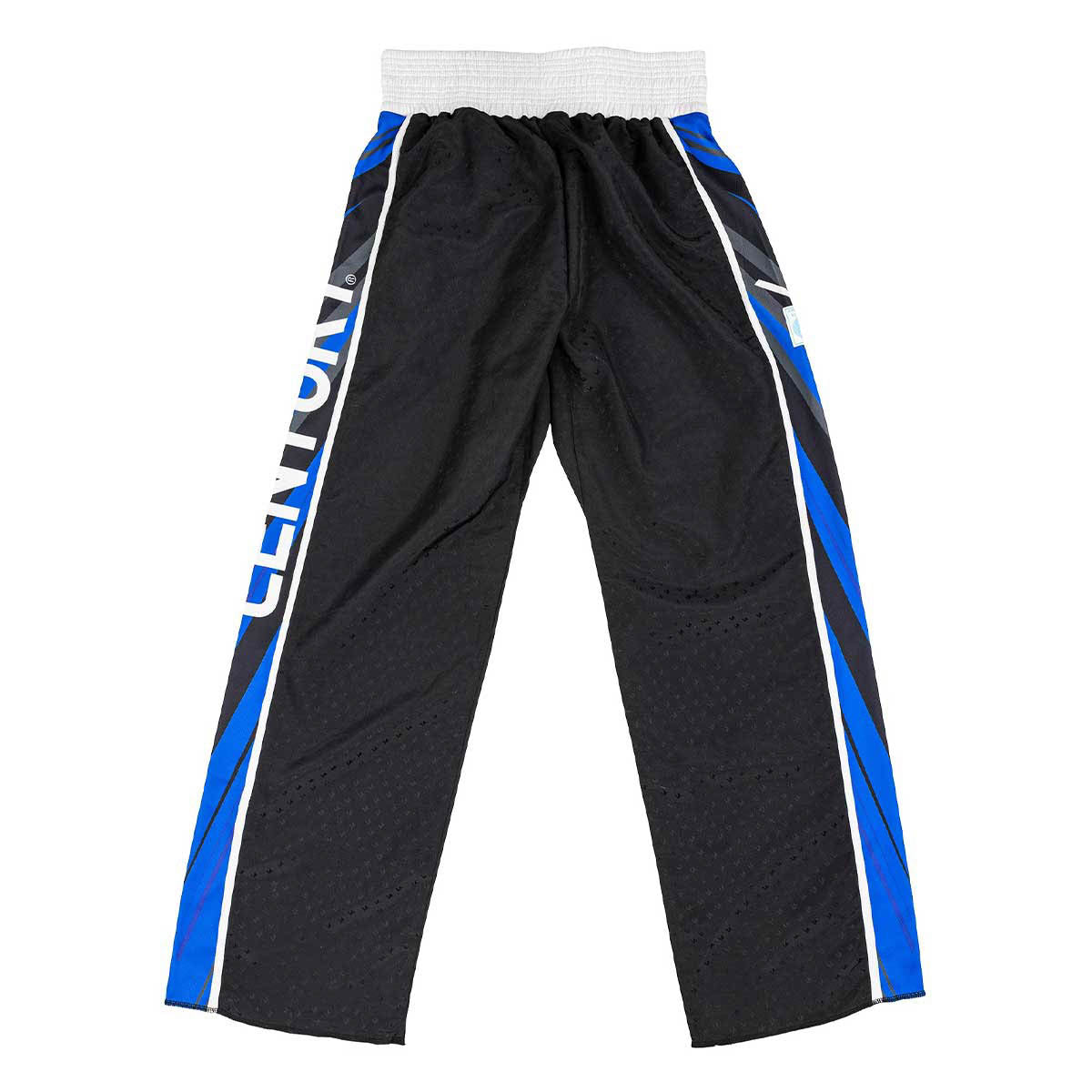 C-Gear Integrity 2.0 pant, black with blue side stripes and tapered legs