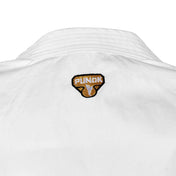 Punok kata uniform gi jacket back, white with Punok logo patch