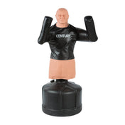 Black padded jacket with molded arm guards and front “CENTURY” print on torso