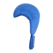 Punok WKF-approved karate punch glove, blue single glove with curved padded knuckles