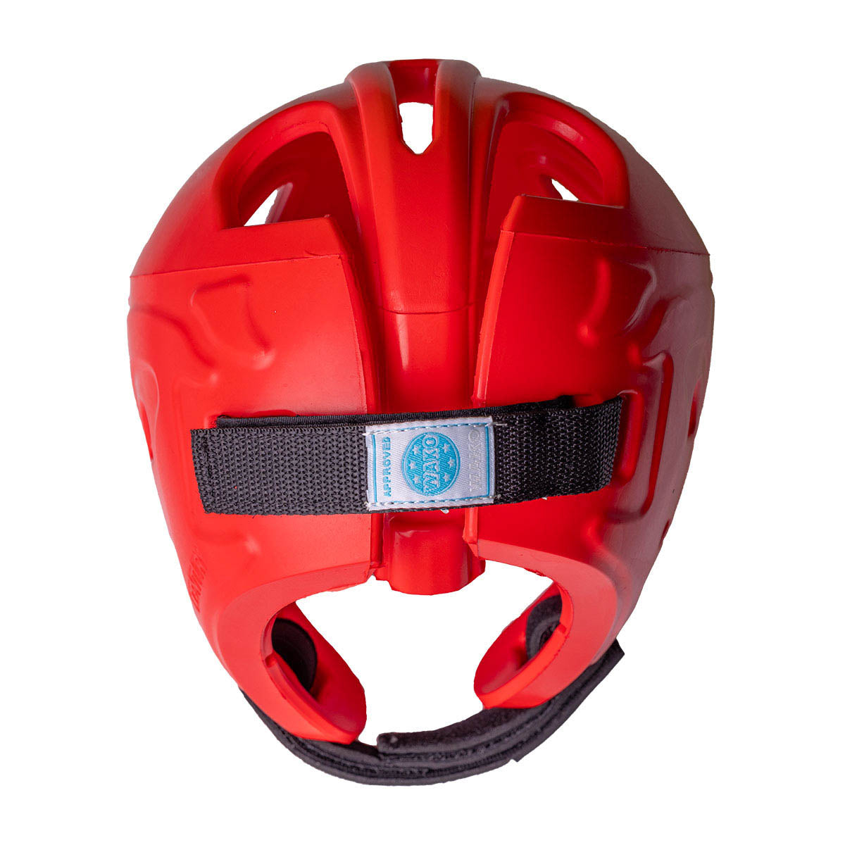 Red C-Gear Evolution headgear helmet with interior padding and adjustable chin strap