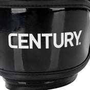 Kickboxing gloves, black with Century logo on wrist cuff