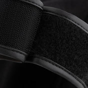 WAKO Valor shin guards, close-up of black inner mesh and padded backing
