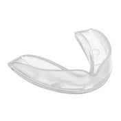 Clear single mouthguard, U-shaped with visible inner cavity