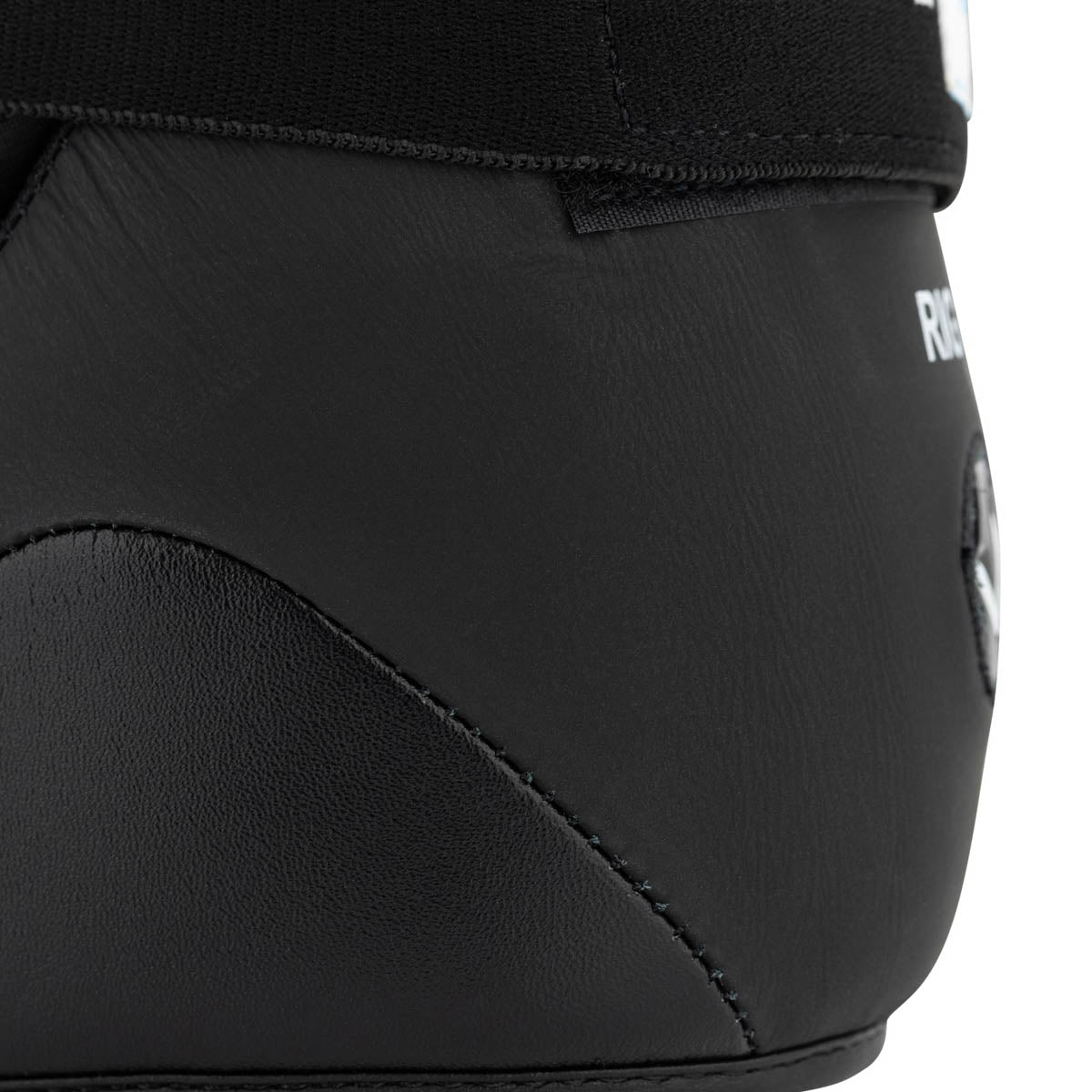 Black kicks with textured upper and detailed side stitching