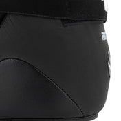 Black kicks with textured upper and detailed side stitching