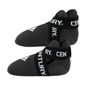 Black slip-on kicks with 'CENTURY' and 'TURY' branding across the strap