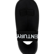 Black slip-on kicks inner collar with 'CENTURY' text on the strap