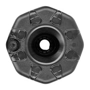 Black Wavemaster Pro base underside, circular port with segment grips