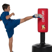 Kids Century red kick target with cartoon graphic and black base