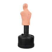 Body opponent bag with light pink torso mannequin on black punching base