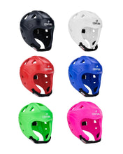 Assorted protective sports helmets in black, white, red, blue, green, and pink with CENTURY logos