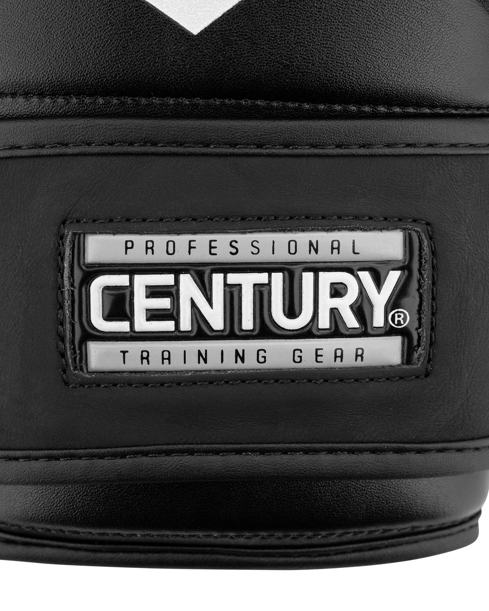 Black boxing glove with CENTURY training gear logo patch