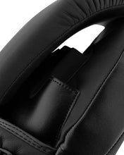 Black catcher's mitt interior pocket with leather-look finger stalls