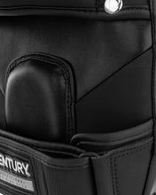Black Thai focus mitt pair, reinforced knuckle panel and stitched edge seams