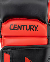 Black and red boxing glove wrist pad with 'CENTURY.' and logo