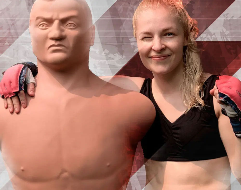nina carita posing with bob