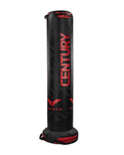 VS.1 black heavy bag with red logo and base pads
