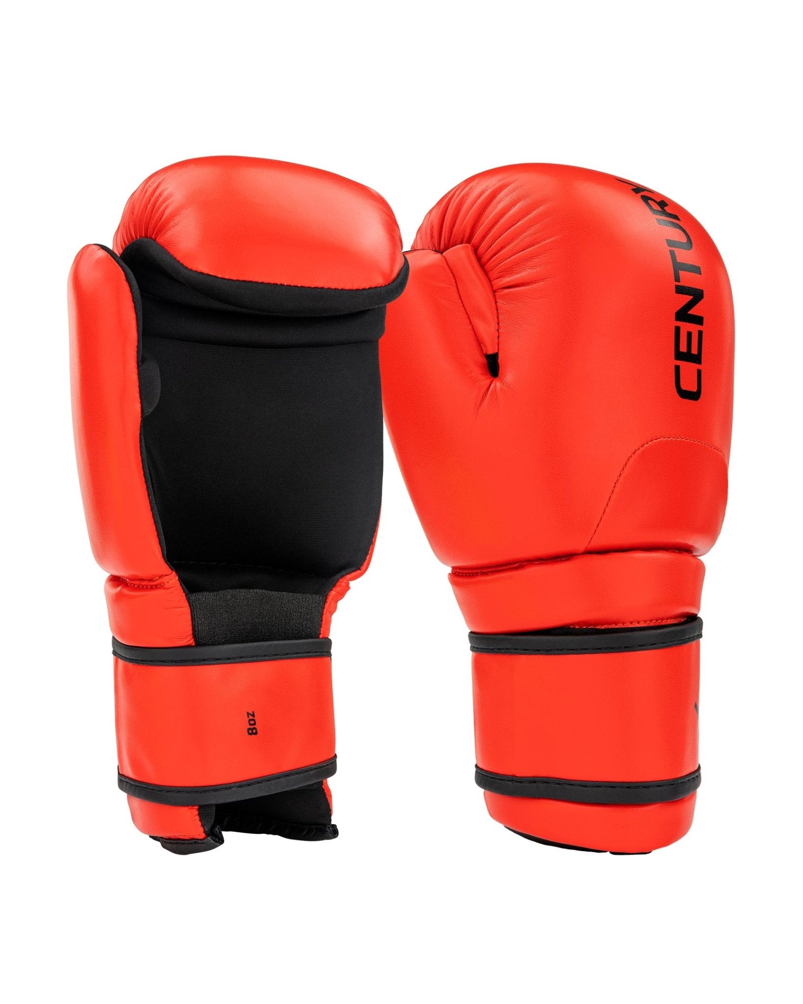 WAKO Drive punch mitts in red and black with padded wrist strap