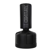 Black standing punching bag with CENTURY logo cylinder top and base